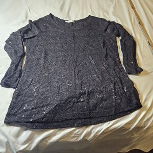 Elegant Black Lace Women's Top